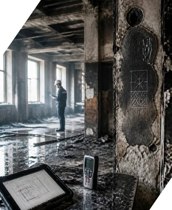 Обследование зданий после пожара в Кинели от 15282 р. | ЭкспертизаРоссия